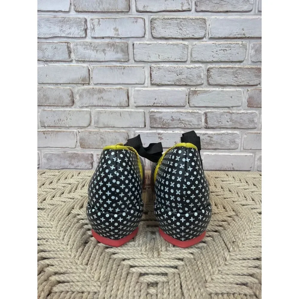 John Fluevog Clogs – Black/Dots, Size 9.5 – Brand New Condition - Picture 4 of 7